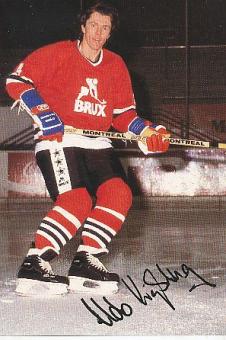 Udo Kießling  Minnesota North Stars  Eishockey Autogrammkarte  Druck signiert 