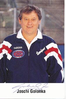 Jozef Golonka  CSSR &  EHC Nürnberg  Eishockey Autogrammkarte  original signiert 
