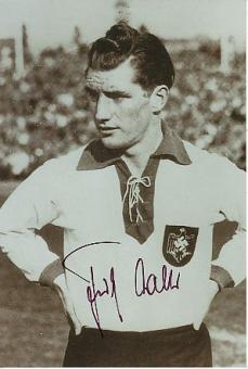 Fritz Walter † 2002  DFB  Weltmeister WM 1954  Fußball Autogramm  Foto original signiert 