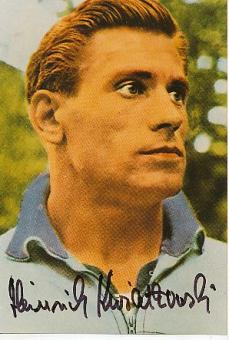 Heinrich Kwiatkowski † 2008  DFB Weltmeister WM 1954  Fußball  Autogramm Foto original signiert 