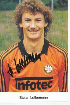 Stefan Lottermann    84 BL Spiele  Eintracht Frankfurt  Fußball Autogrammkarte original signiert 