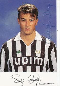 Pierluigi Casiraghi   Juventus Turin  Fußball Autogrammkarte  original signiert 