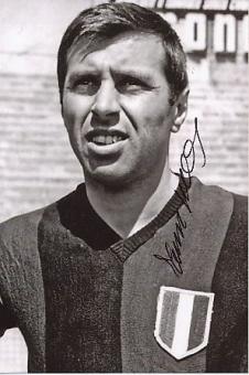 Paride Tumburus † 2015 FC Bologna  &  Italien WM 1962  Fußball  Autogramm Foto  original signiert 