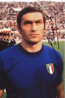 Tarcisio Burgnich † 2021 Italien WM 1970  Fußball  Autogramm Foto  original signiert 