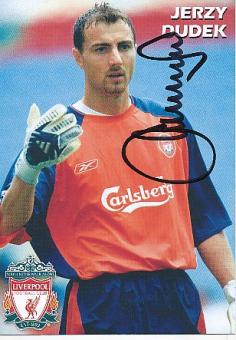 Jerzy Dudek  FC Liverpool  Fußball Autogrammkarte original signiert 