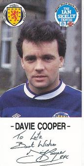 Davie Cooper   Schottland  Fußball Autogrammkarte original signiert 