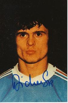 Didier Six  Frankreich  Fußball Autogramm Foto original signiert 