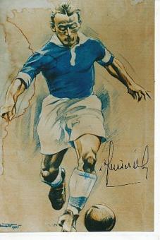 Oscar Heisserer † 2004  Frankreich WM 1938  Fußball Autogramm Foto original signiert 