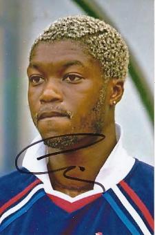 Djibril Cisse  Frankreich   Fußball Autogramm Foto original signiert 