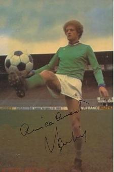 Robert Herbin † 2020   AS Saint-Etienne  Fußball Autogramm Foto original signiert 