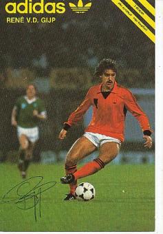 Rene van der Gijp   Holland   Fußball Autogrammkarte original signiert 