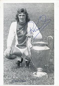 Ruud Krol   Ajax Amsterdam  Fußball Autogrammkarte original signiert 