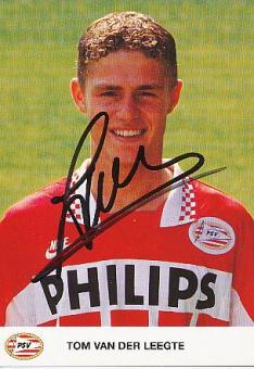 Tom van der Leegte  PSV Eindhoven  Fußball Autogrammkarte original signiert 