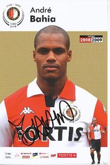Andre Bahia   Feyenoord Rotterdam  Fußball Autogrammkarte original signiert 