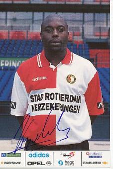 Ulrich van Gobbel  Feyenoord Rotterdam  Fußball Autogrammkarte original signiert 
