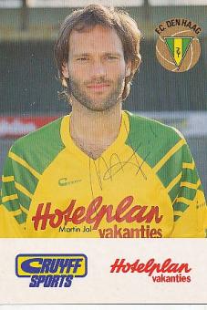Martin Jol  FC Den Haag  Fußball Autogrammkarte original signiert 
