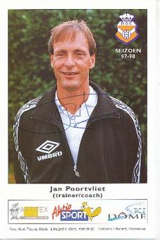 Jan Poortvliet  RBC Roosendaal  Fußball Autogrammkarte original signiert 