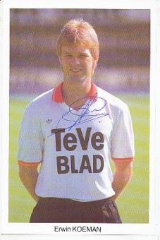Erwin Koeman   KV Mechelen  Fußball Autogrammkarte original signiert 