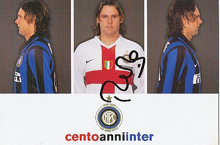 Maniche  Inter Mailand   Fußball Autogrammkarte original signiert 