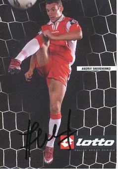 Andriy Shevchenko   AC Mailand   Fußball Autogrammkarte original signiert 