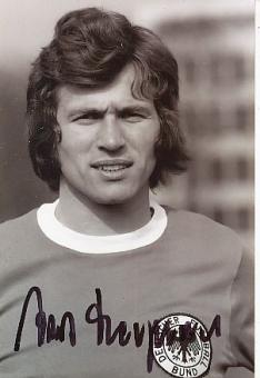 Jupp Heynckes  DFB Weltmeister WM 1974  Fußball Autogramm Foto original signiert 