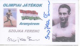 Ferenc Szojka † 2011  Ungarn  WM 1954  Fußball Autogrammkarte original signiert 
