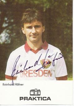 Reinhard Häfner † 2016 Dynamo Dresden  Fußball Autogrammkarte  original signiert 