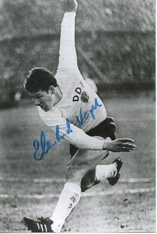 Eberhard Vogel   DDR  WM 1974  Fußball Autogramm  Foto original signiert 