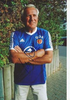 Ulrich Schulze  DDR   Fußball Autogramm Foto  original signiert 