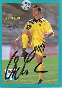 Ulf Kirsten  DDR   Fußball Autogrammkarte  original signiert 