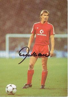 Klaus Augenthaler  1985/86  FC Bayern München Fußball Autogrammkarte  original signiert 