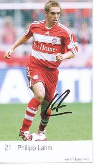 Philipp Lahm   2007/2008  FC Bayern München Fußball  Autogrammkarte  original signiert 