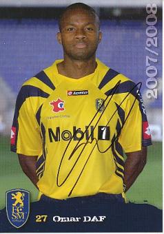 Omar Daf   FC Sochaux  Fußball Autogrammkarte original signiert 