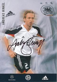 Andreas Hinkel   DFB  EM 2004   Fußball Autogrammkarte original signiert 