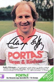 Hans "Buffy" Ettmayer † 2023  Portas  Fußball Autogrammkarte  original signiert 