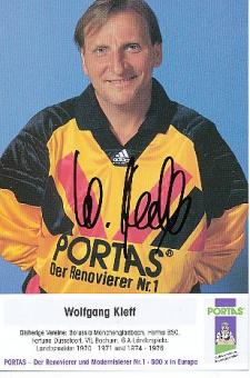 Wolfgang Kleff  Portas  Fußball Autogrammkarte  original signiert 