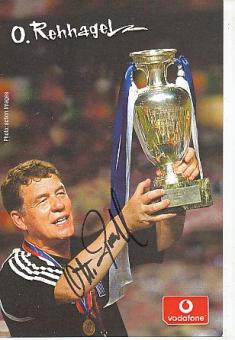 Otto Rehhagel  Griechenland Europameister EM 2004  Fußball Autogrammkarte original signiert 