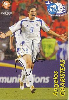 Angelos Charisteas  Griechenland Europameister EM 2004  Fußball Autogrammkarte original signiert 