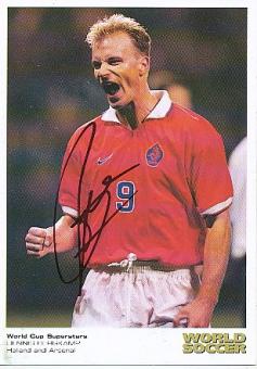 Dennis Bergkamp   Holland  Fußball Autogrammkarte original signiert 