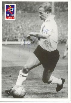 Bobby Charlton  England Weltmeister WM 1966  Fußball Autogrammkarte original signiert 