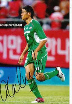 Aaron Galindo  Mexiko  Fußball Autogramm Foto original signiert 