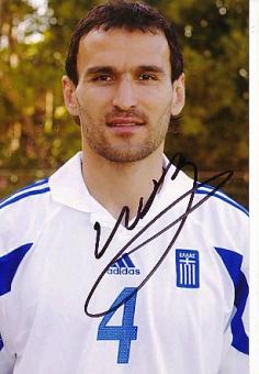 Nikos Dabizas   Griechenland Europameister EM 2004  Fußball Autogramm Foto original signiert 