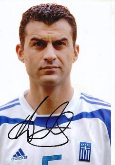 Traianos Dellas   Griechenland Europameister EM 2004  Fußball Autogramm Foto original signiert 