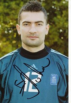 Konstantinos Chalkias  Griechenland Europameister EM 2004  Fußball Autogramm Foto original signiert 