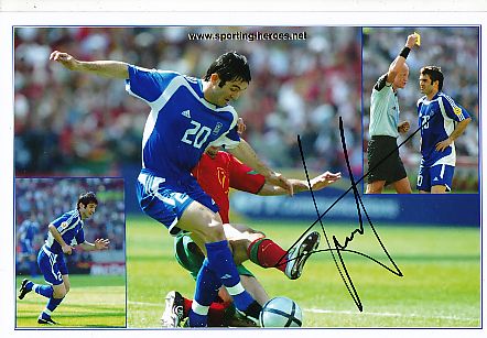 Giorgos Karagounis   Griechenland Europameister EM 2004  Fußball Autogramm Foto original signiert 