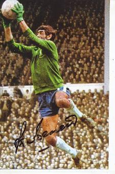 Peter Bonetti † 2020  England Weltmeister WM 1966  Fußball Autogramm Foto original signiert 