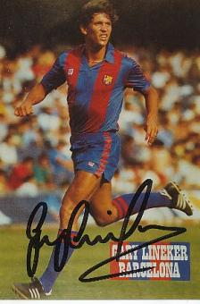 Gary Lineker  FC Barcelona  Fußball Autogramm Foto original signiert 