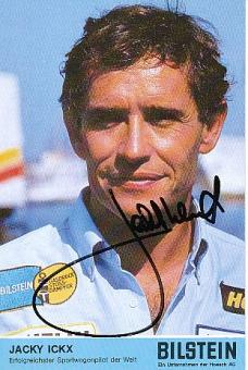 Jacky Ickx Frankreich  Formel 1  Auto Motorsport  Autogrammkarte  original signiert 