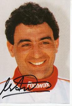 Michele Alboreto † 2001  Weltmeister Formel 1  Auto Motorsport  Autogramm Foto original signiert 