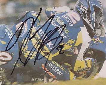 Kenny Roberts Junior USA 2000 Weltmeister  Motorrad Sport  Autogramm Foto original signiert 